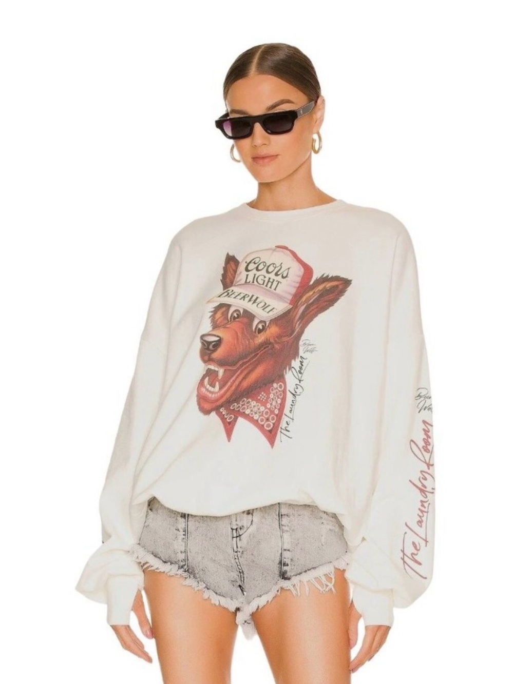 NWT - The Laundry Room x Coors Light Beer Wolf Jump Jumper -